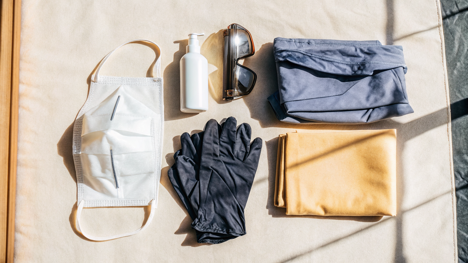 Kit de protection individuelle pour intervention sur zone infestée par des rongeurs : masque FFP2, gants nitriles, désinfectant, lingettes