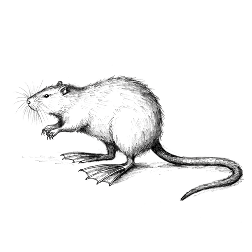Rat musqué — Ondatra zibethicus