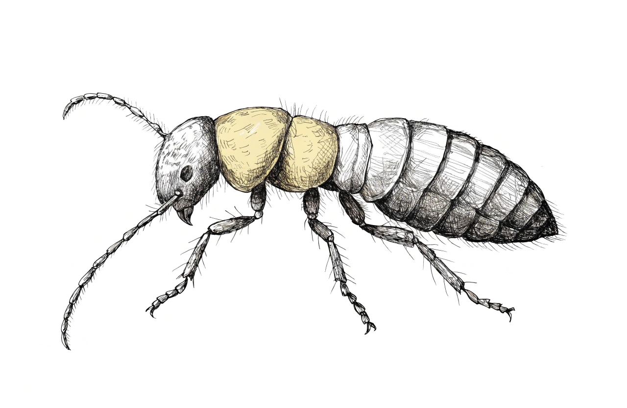 Termite jaune — Kalotermes flavicollis